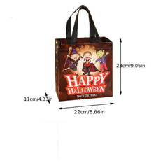 Cartoon Halloween Pattern Handbag - Lightweight Candy Bag