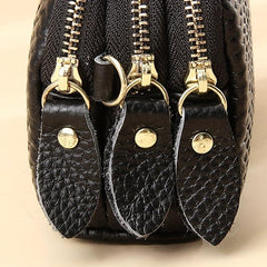 Vintage Crocodile Embossed Long Wallet Zipper Clutch Purse