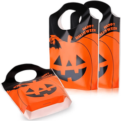 50 Pcs Halloween Pattern Candy Storage Pouch Lightweight Organizer