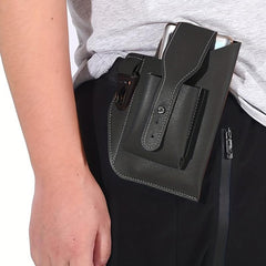 Vintage Faux Leather Belt Bag Phone Bag Travel Sports Waist Bag
