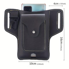 Vintage Faux Leather Belt Bag Phone Bag Travel Sports Waist Bag