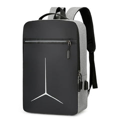 Waterproof Casual Business Laptop Backpack with USB Charging Port
