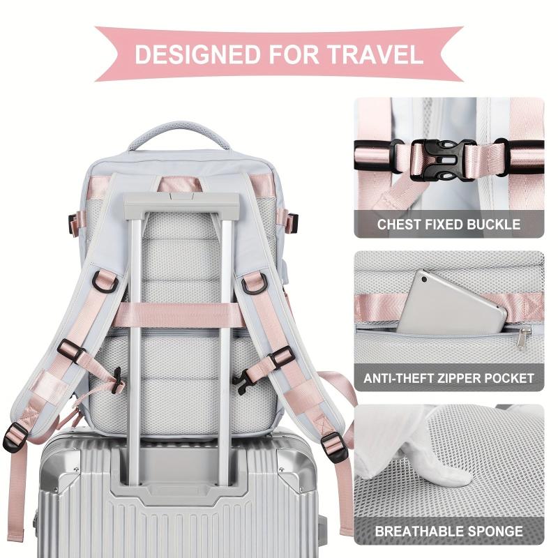 Large Capacity Travel Backpack for Short Distance Business Trips