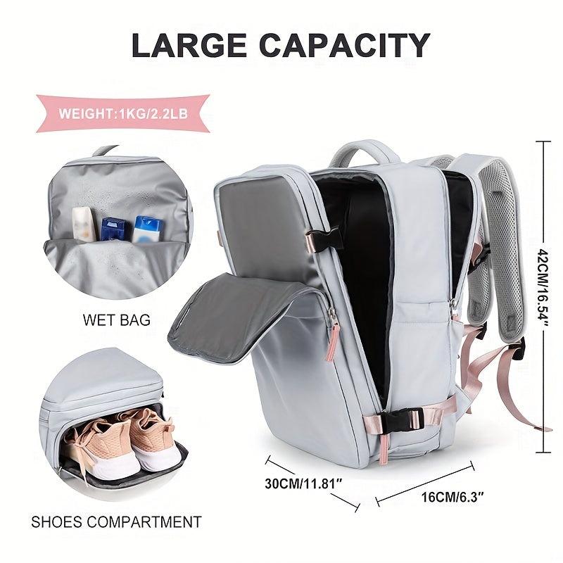 Large Capacity Travel Backpack for Short Distance Business Trips