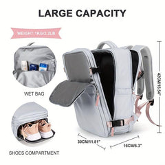 Large Capacity Travel Backpack for Short Distance Business Trips