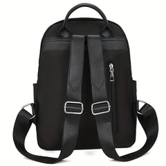 Rivet Decor Solid Casual Backpack For Travel