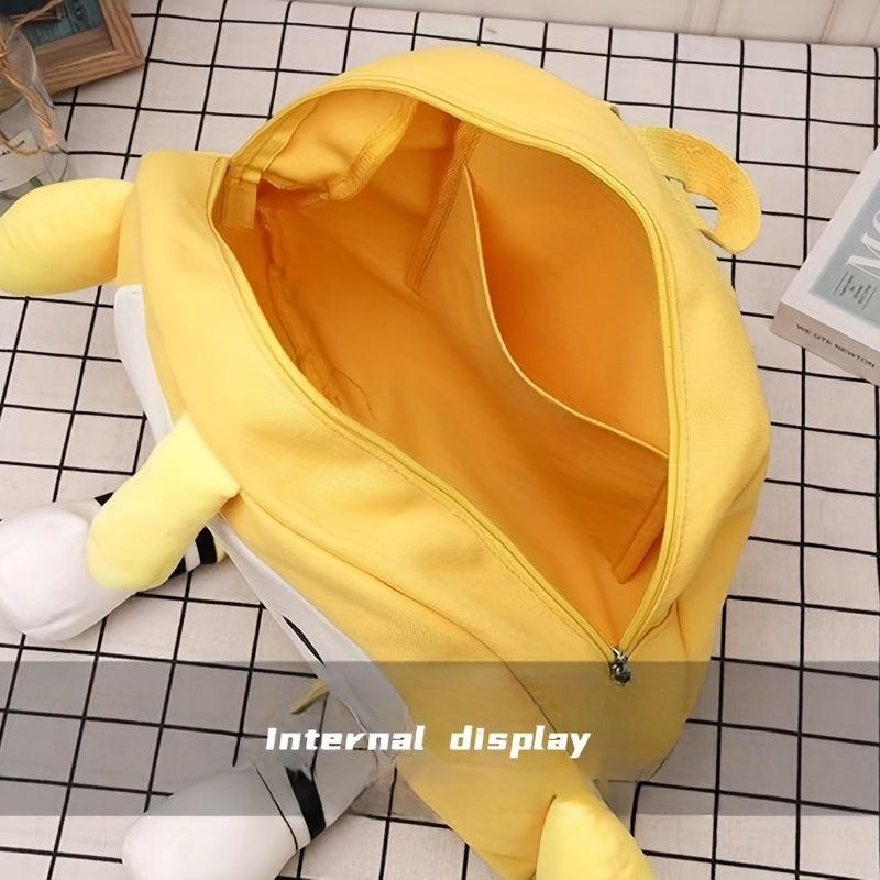 Cartoon Shape Handbag Yellow Sling Bag Casual Single Shoulder Bag