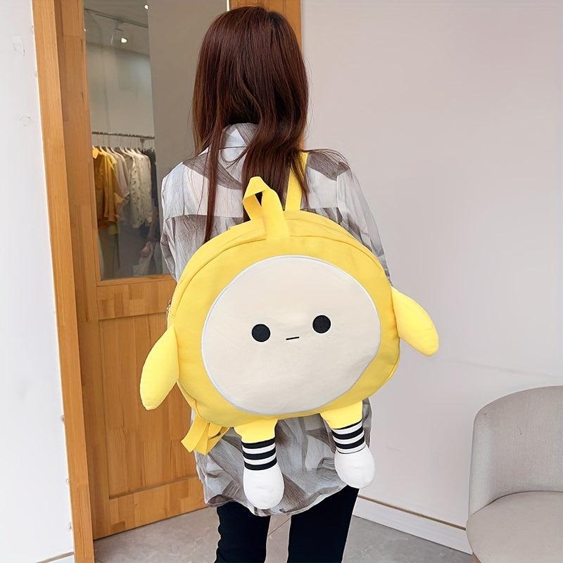 Cartoon Shape Handbag Yellow Sling Bag Casual Single Shoulder Bag