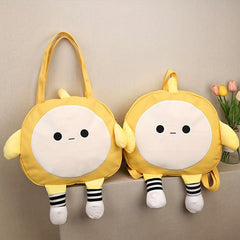 Cartoon Shape Handbag Yellow Sling Bag Casual Single Shoulder Bag
