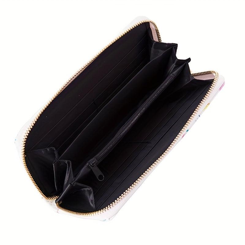 Halloween Skull Zipper Handbag Wallet Clutch Bag