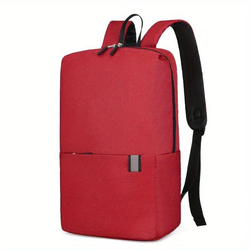 Solid Backpack for Students Outdoor Sports Bag Commuter Students Backpack