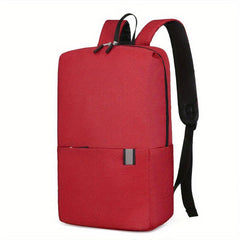 Solid Backpack for Students Outdoor Sports Bag Commuter Students Backpack