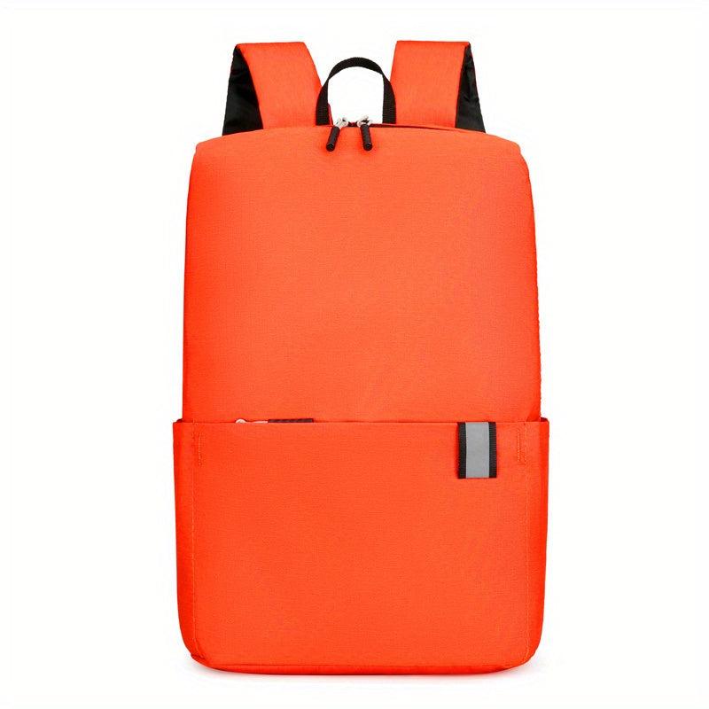 Solid Backpack for Students Outdoor Sports Bag Commuter Students Backpack