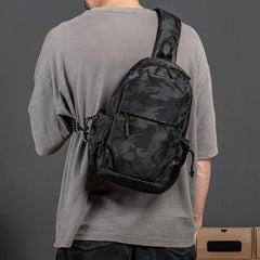 Large Capacity Sling Crossbody Backpack for Men Women