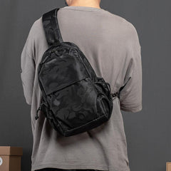 Large Capacity Sling Crossbody Backpack for Men Women
