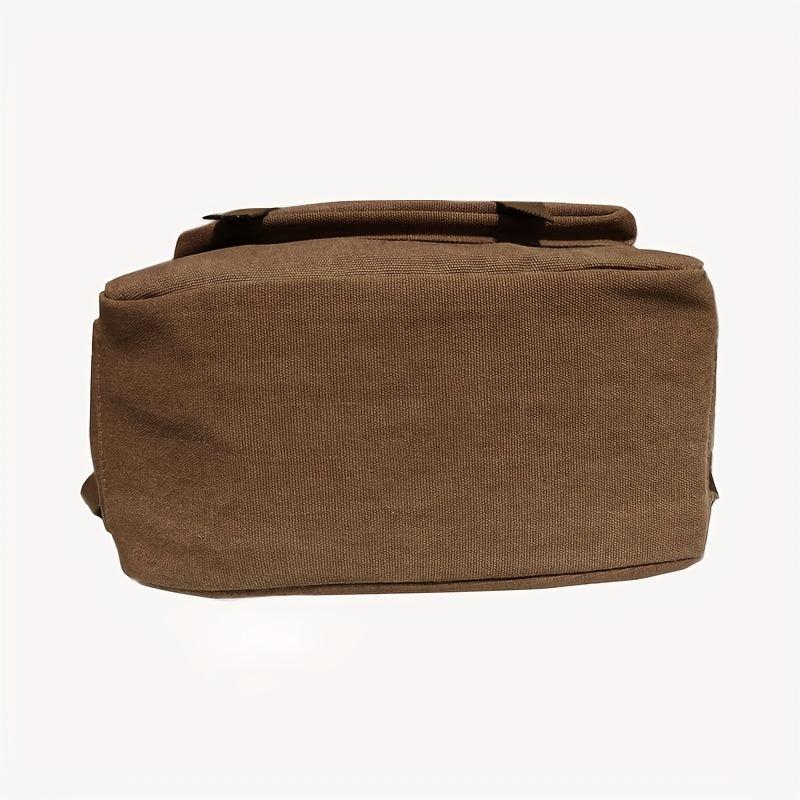 Vintage Canvas Backpack for Men, Fits 39-62cm Laptop