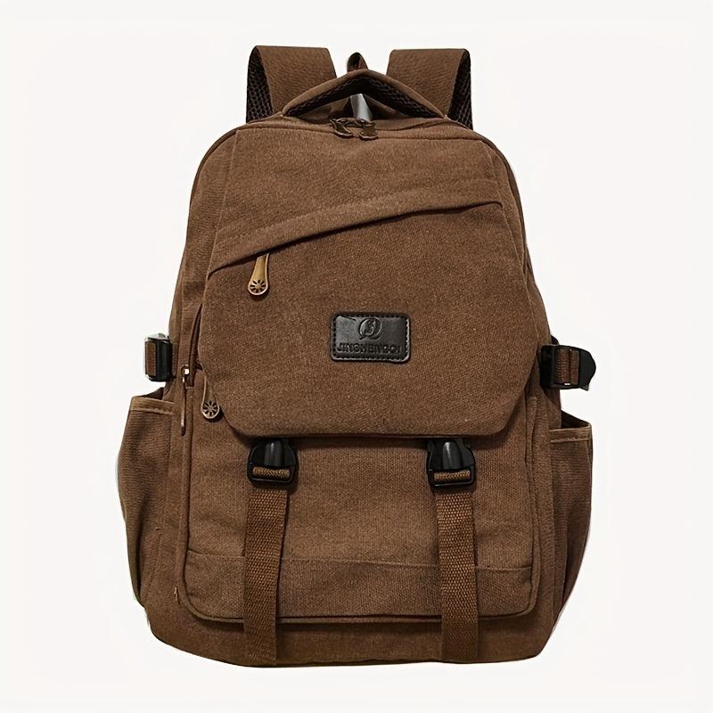 Vintage Canvas Backpack for Men, Fits 39-62cm Laptop