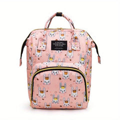 Cartoon Pattern Schoolbag Student's Backpack Bear & Bunny Styles