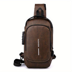 Anti Theft Crossbody Sling Bag With USB Charging Port Waterproof