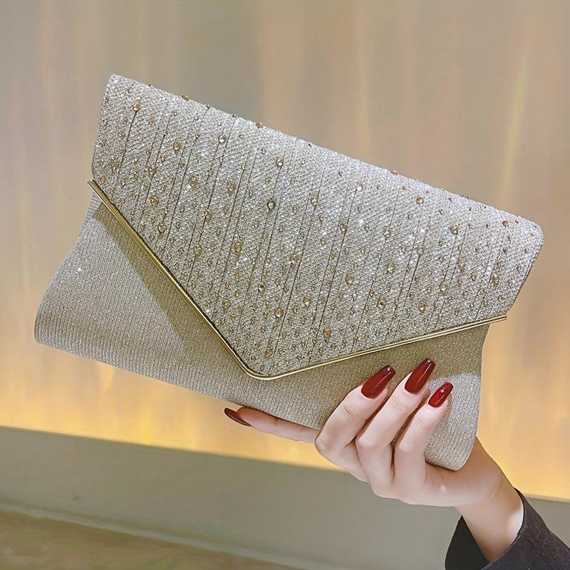 Bling Rhinestone Evening Bag Clutch Purse for Party