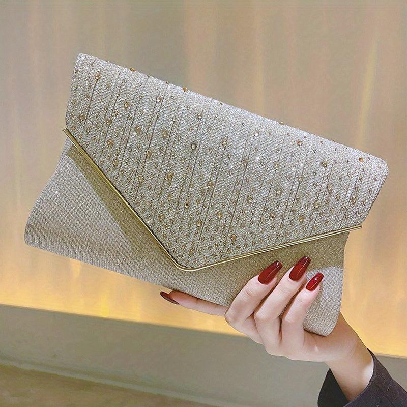 Bling Rhinestone Evening Bag Clutch Purse for Party