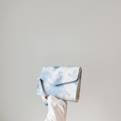 Tie Dye Print Clutch Bag Stylish Shoulder Bag