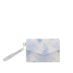 Tie Dye Print Clutch Bag Stylish Shoulder Bag