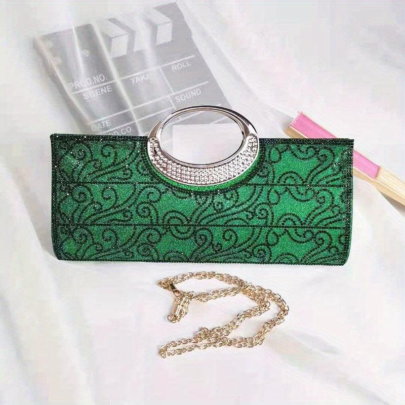 Flower Embroidery Evening Bag Vintage Clutch Purse For Banquet Wedding
