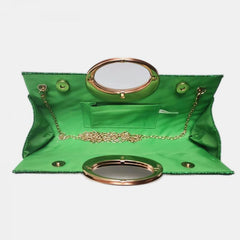 Flower Embroidery Evening Bag Vintage Clutch Purse For Banquet Wedding