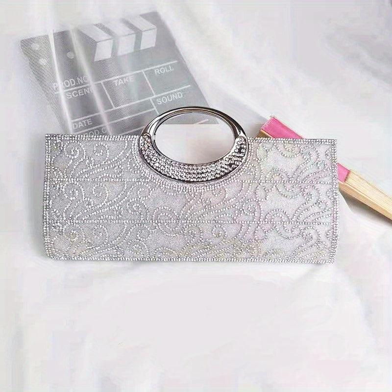 Flower Embroidery Evening Bag Vintage Clutch Purse For Banquet Wedding