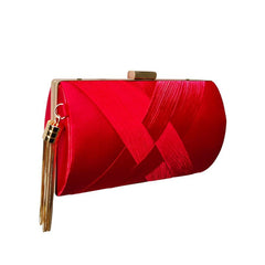 Tassel Glam Evening Clutch Bag For Party & Wedding