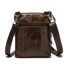 Men's Leather Business Crossbody Bag