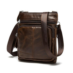 Men's Leather Business Crossbody Bag