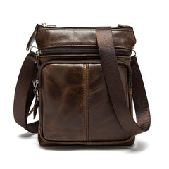 Men's Leather Business Crossbody Bag
