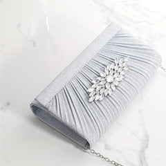 Glitter Rhinestone Evening Bag Dinner Clutch Purse Formal Banquet Handbag