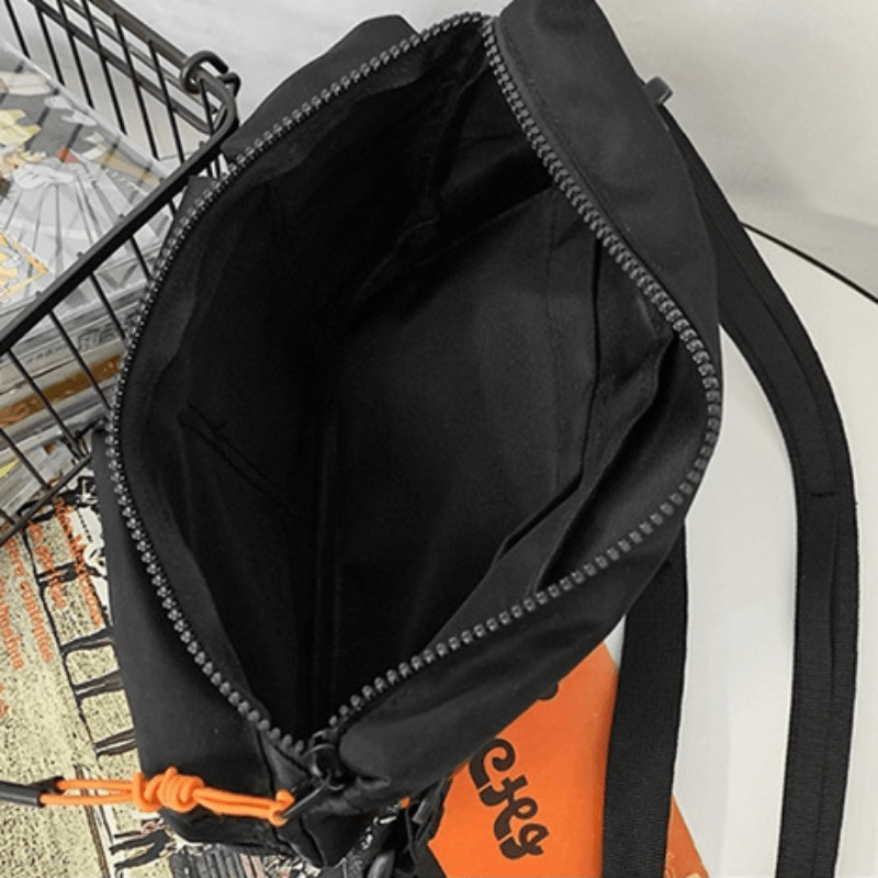 Men's Nylon Casual Crossbody Bag Shoulder Bag for Hiking Running Cycling