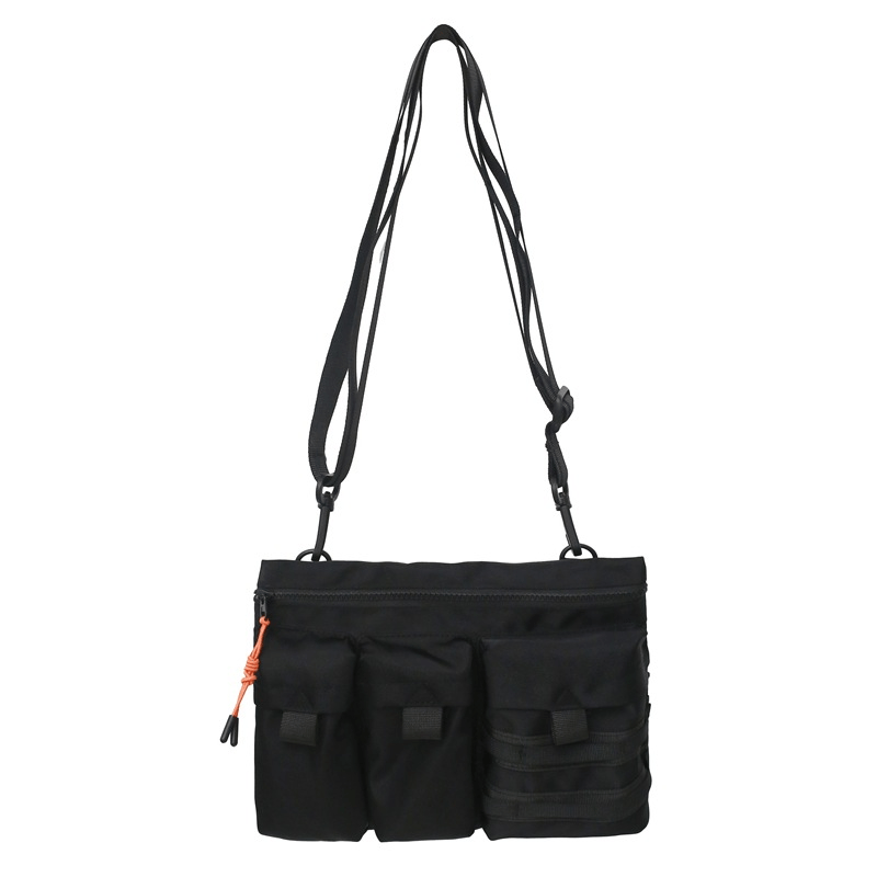 Men's Nylon Casual Crossbody Bag Shoulder Bag for Hiking Running Cycling