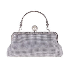 Glitter Rhinestone Evening Bag Dinner Clutch Purse For Wedding Party