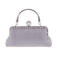 Glitter Rhinestone Evening Bag Dinner Clutch Purse For Wedding Party