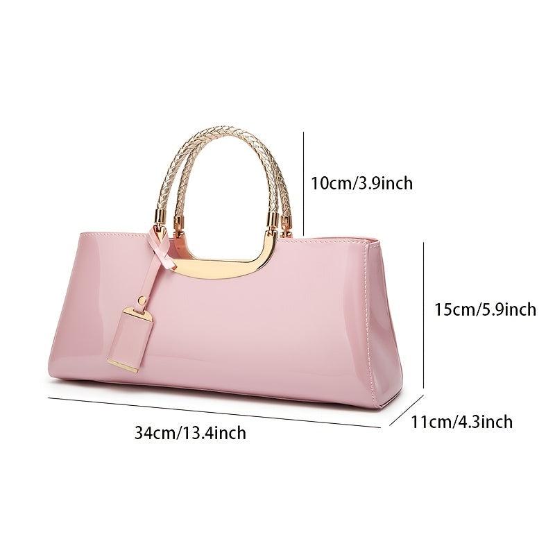Metal Top Handle Evening Bag for Party & Wedding