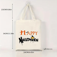 Halloween Ghost Skull Print Gift Bag Trick Or Treat Candy Bags