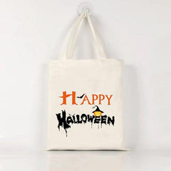 Halloween Ghost Skull Print Gift Bag Trick Or Treat Candy Bags