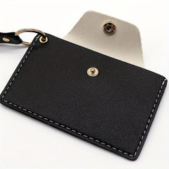 Colorblock Card Case Slim Credit Card Holder Coin Purse