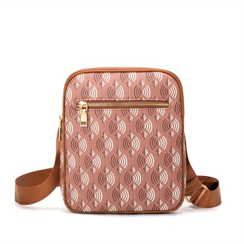 Men's Women's Single Shoulder Bag Vertical Crossbody Bag Thin Bag