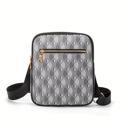 Men's Women's Single Shoulder Bag Vertical Crossbody Bag Thin Bag