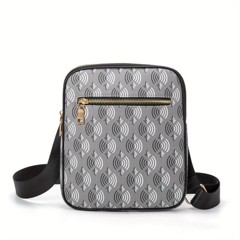 Men's Women's Single Shoulder Bag Vertical Crossbody Bag Thin Bag