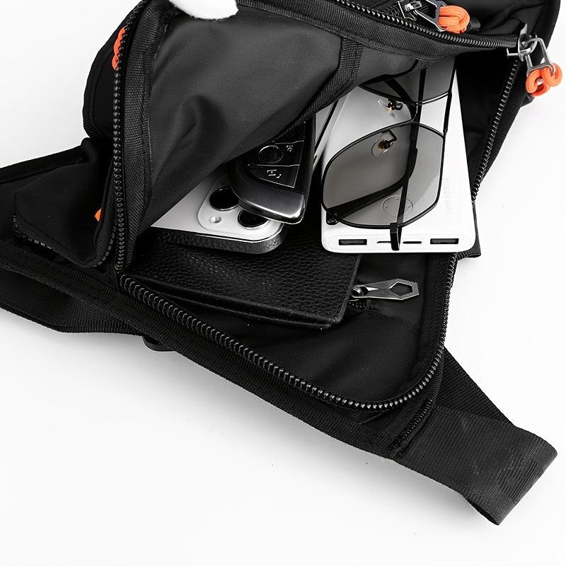 Casual Nylon Waist Fanny Pack for Outdoor Travel Hiking Cycling