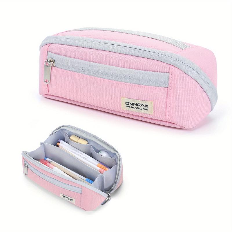 Nylon Waterproof Pencil Pen Case Lightweight Pouch Box Organizer