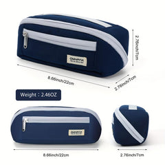 Nylon Waterproof Pencil Pen Case Lightweight Pouch Box Organizer
