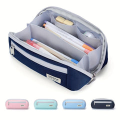Nylon Waterproof Pencil Pen Case Lightweight Pouch Box Organizer